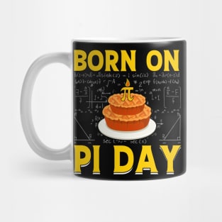 Funny math pi day Born On Pi Day Mug